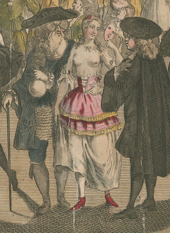 Jardines de Ranelagh. Mascarada para el embajador veneciano, 1749 de English School