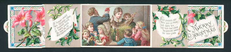 Recibiendo una cesta de Navidad (marcapáginas) de English School