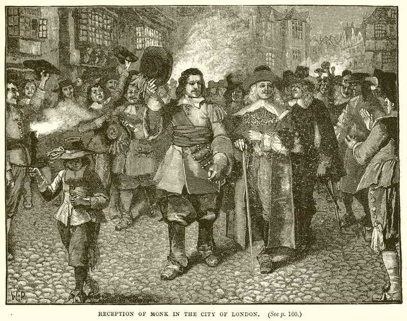 Recepción de Monk en la Ciudad de Londres de English School