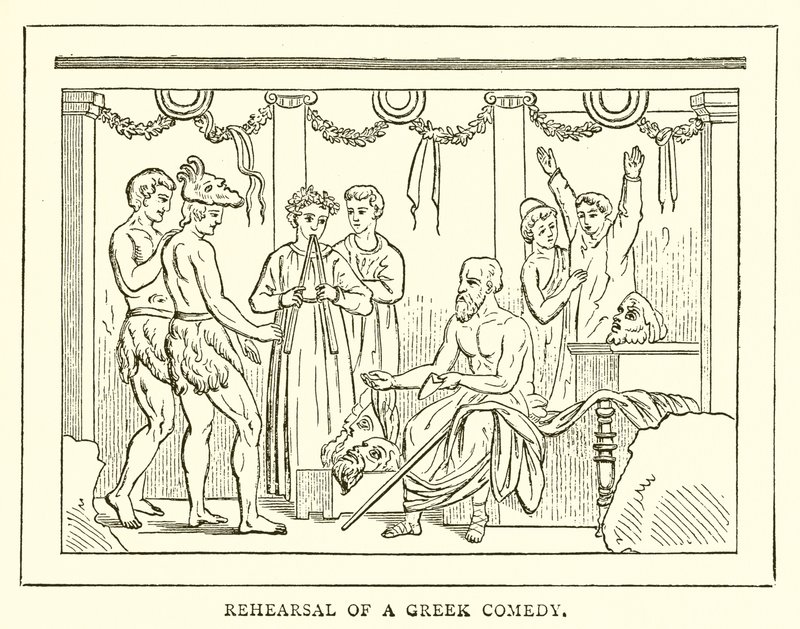 Ensayo de una comedia griega de English School