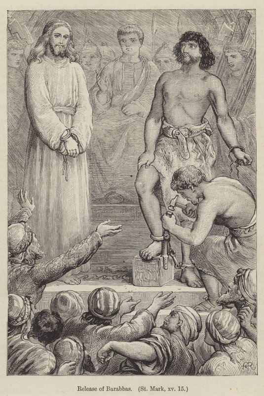 Liberación de Barrabás, San Marcos XV de English School