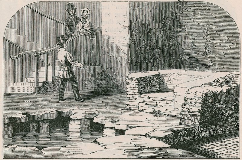Restos de una casa romana, Coal Exchange de English School
