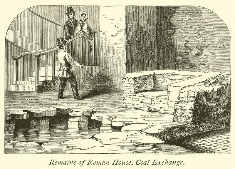 Restos de Casa Romana, Intercambio de Carbón de English School