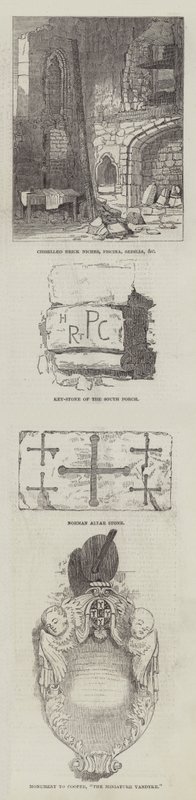 Restos de la Iglesia de St Pancras en Somer