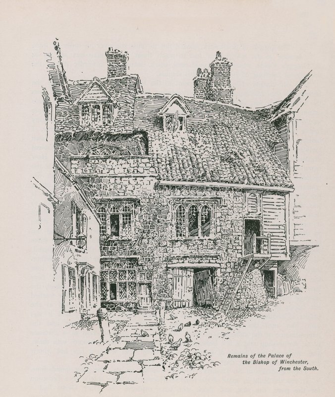 Restos del Palacio del Obispo de Winchester de English School