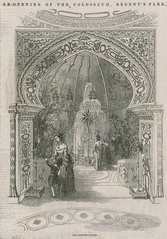 Reapertura del Coliseo, Regents Park: El Conservatorio de English School