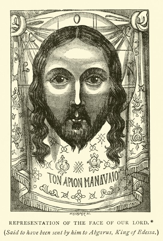 Representación del rostro de Nuestro Señor de English School