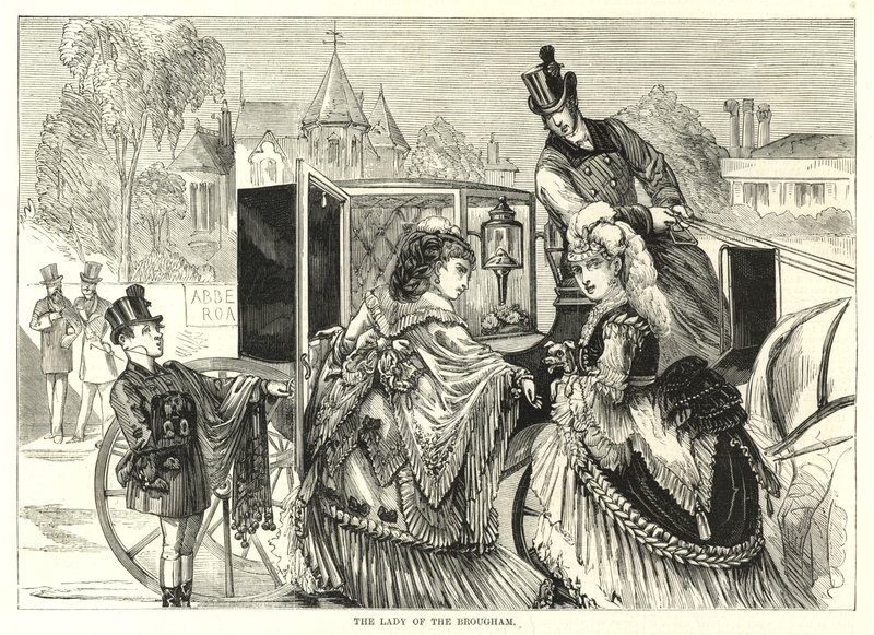 Mujeres representativas del Derby: La dama del carruaje de English School