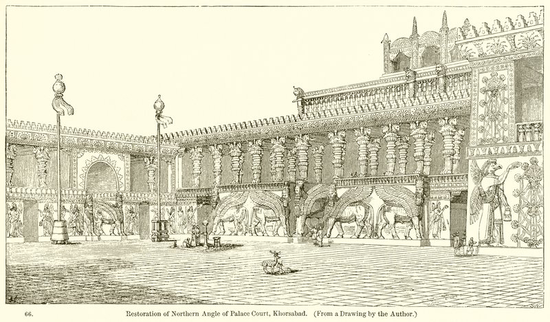 Restauración del Ángulo Norte del Patio del Palacio, Khorsabad de English School