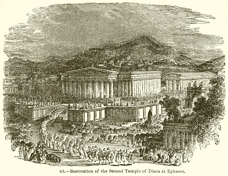 Restauración del Segundo Templo de Diana en Éfeso de English School