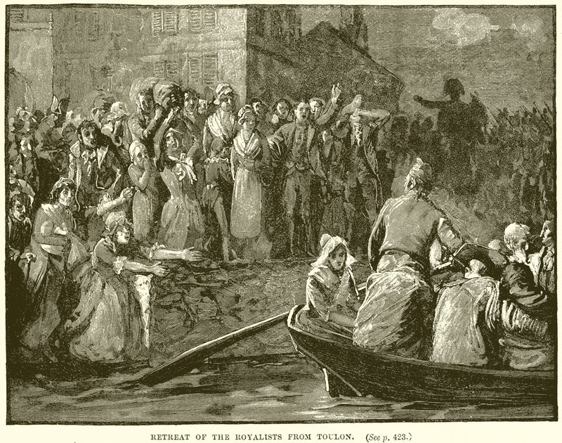 La retirada de los realistas de Toulon de English School