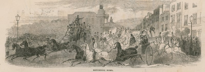 Regresando a casa después de Epsom: Kennington Turnpike de English School