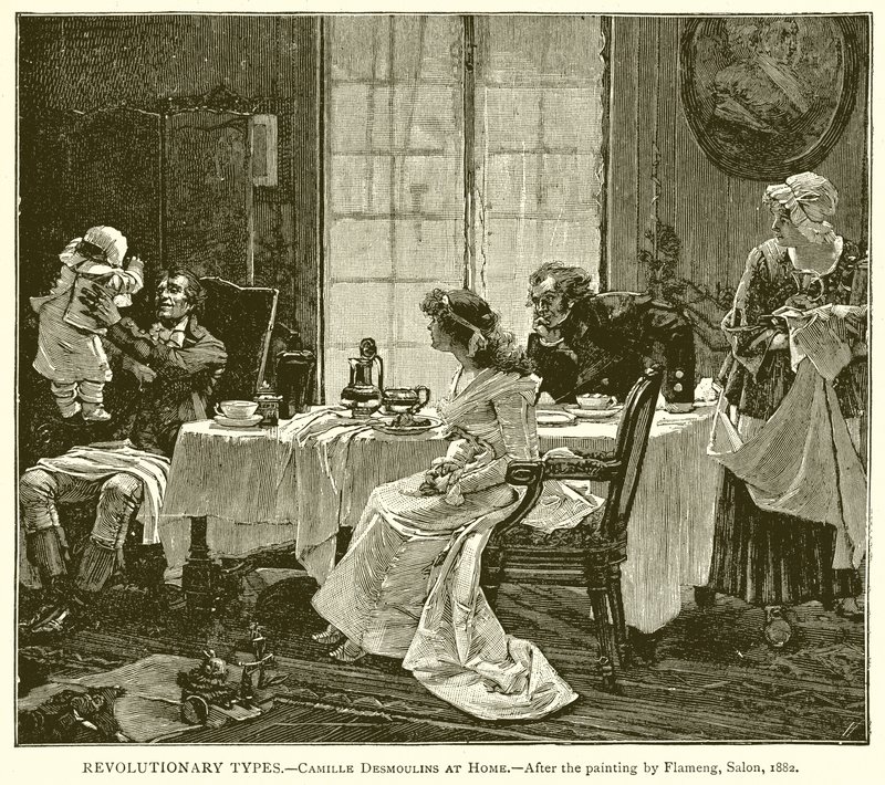 Tipos revolucionarios: Camille Desmoulins en casa de English School