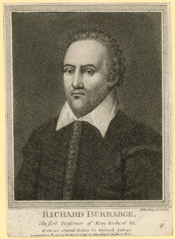 Richard Burbadge, el primer intérprete de Rey Ricardo III de English School