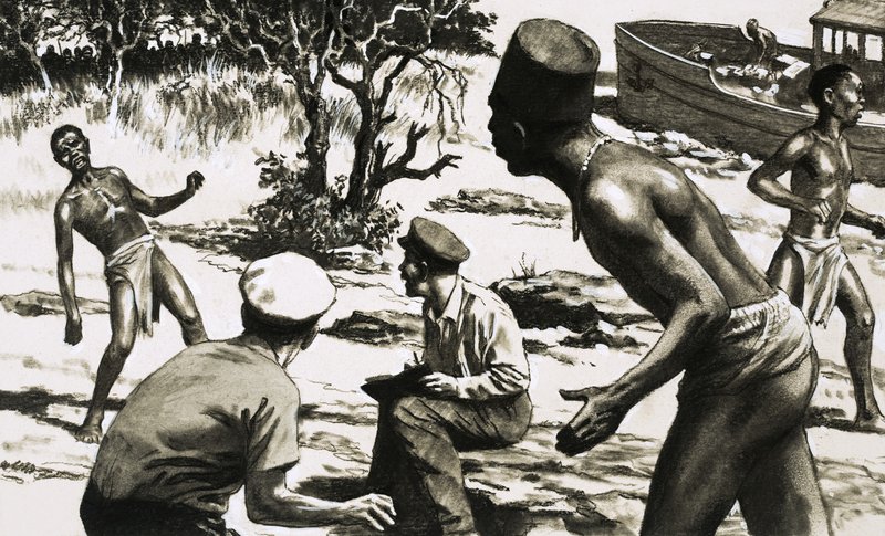 Richard Cliff y Charles Osborne se dan cuenta de que estaban siendo atacados de English School