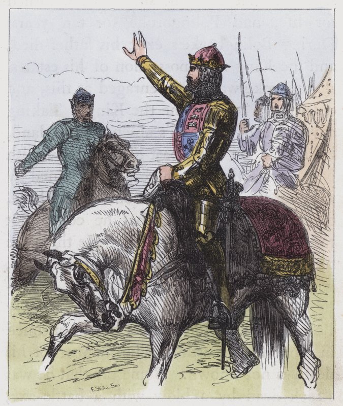 Ricardo II, deteniendo el combate de English School