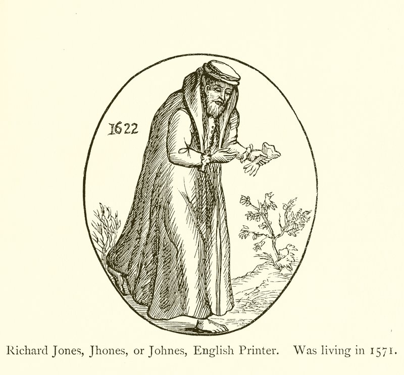 Richard Jones, Jhones o Johnes, impresor inglés, vivía en 1571 de English School