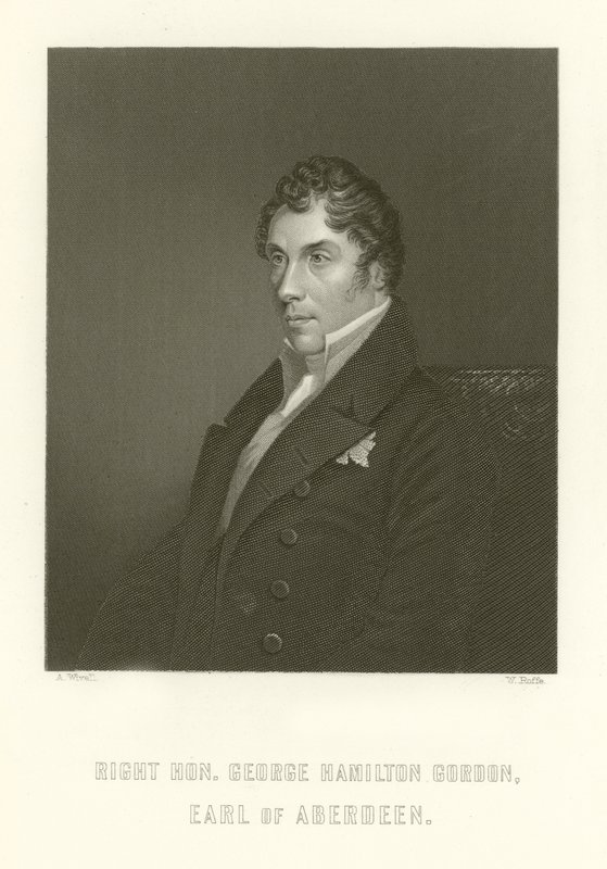 El Muy Honorable George Hamilton Gordon, Conde de Aberdeen de English School