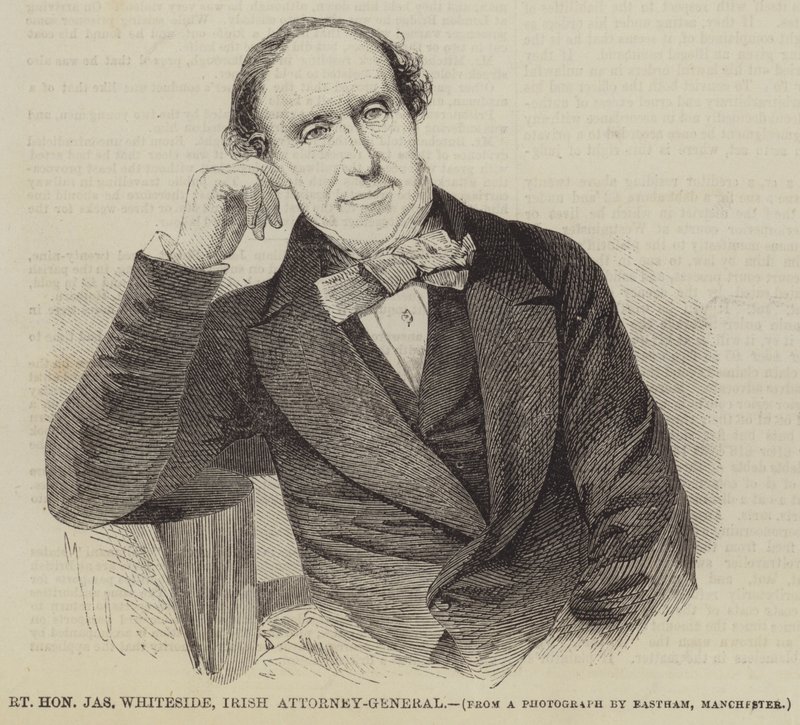 El Muy Honorable Jas Whiteside, Fiscal General de Irlanda de English School