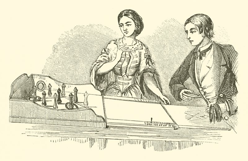 Ringolette, or Parlour Quoits (grabado) de English School