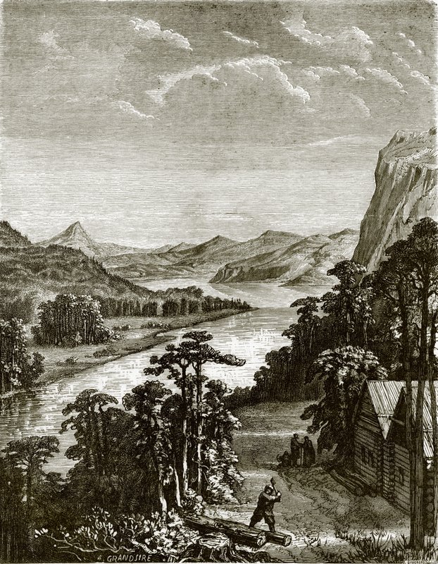 El Río Amoor y las Montañas King-Gan de English School