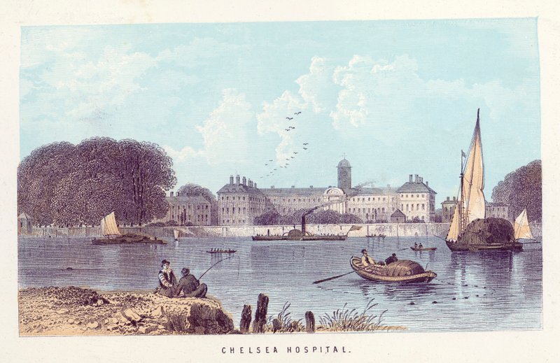 Río Támesis: Hospital de Chelsea de English School