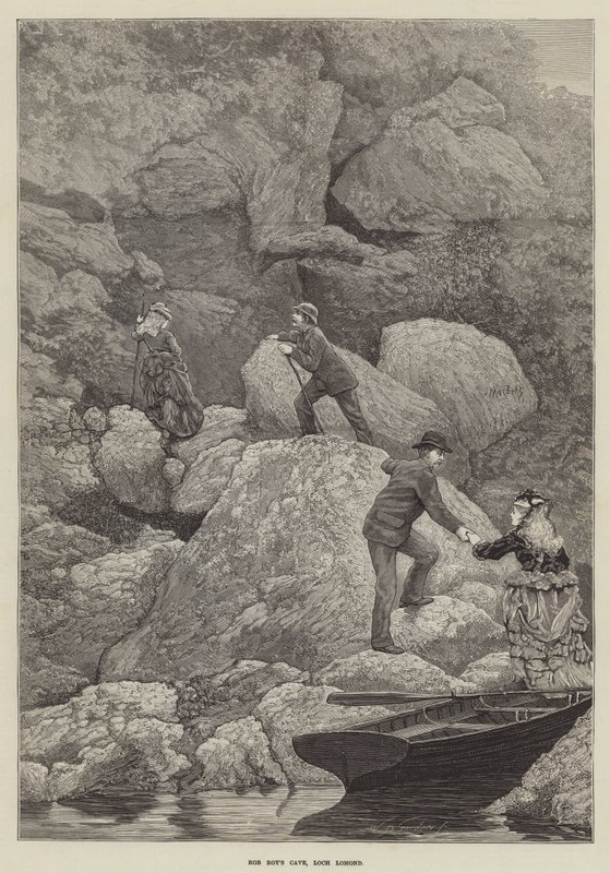 La cueva de Rob Roy, Loch Lomond de English School
