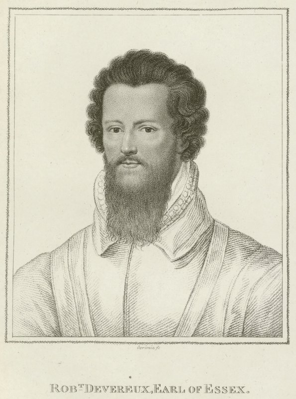 Robert Devereux, Conde de Essex (grabado) de English School
