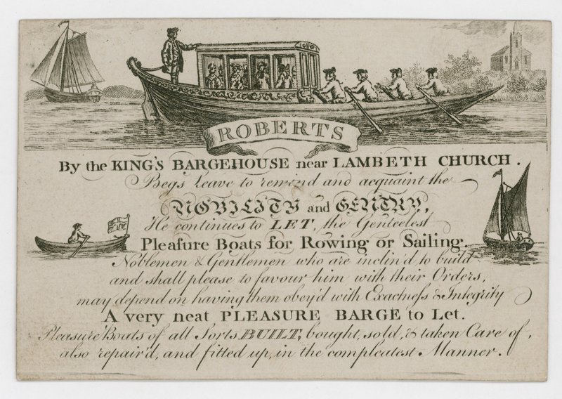 Roberts, tarjeta comercial de English School
