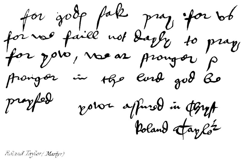 Roland Taylor (Mártir) de English School