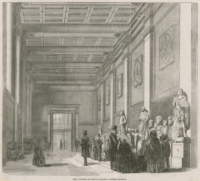 Galería Romana en el Museo Británico de English School