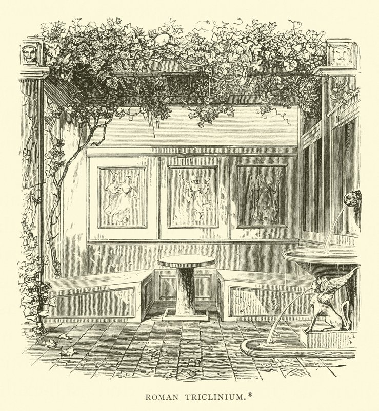 Triclinium romano de English School