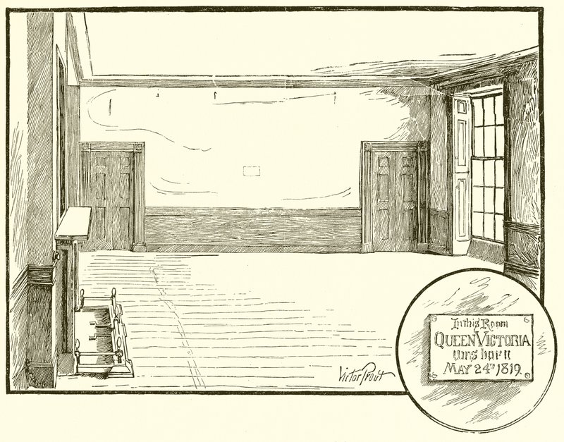 Habitación en la que nació la Reina Victoria de English School