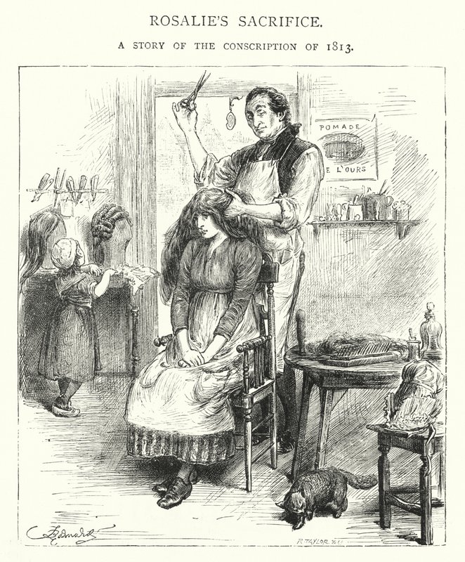 El sacrificio de Rosalie, una historia de la conscripción de 1813 de English School