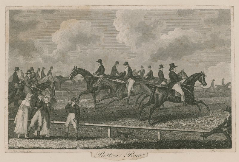 Rotten Row, Hyde Park, Londres de English School