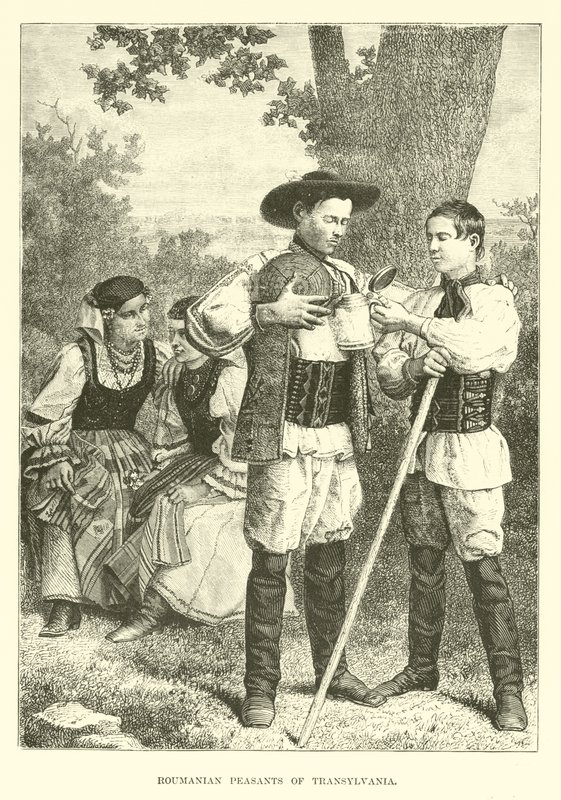 Campesinos rumanos de Transilvania de English School