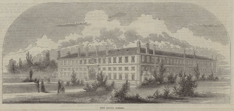Escuela Naval Real, Deptford (grabado) de English School