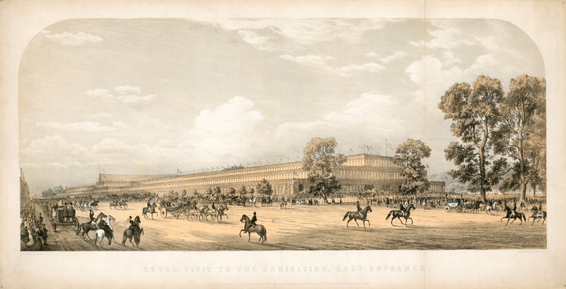 Visita Real a la Gran Exposición de 1851, Entrada Este de English School