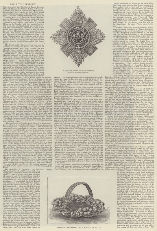 Boda Real del Príncipe Leopoldo y la Princesa Helena de English School