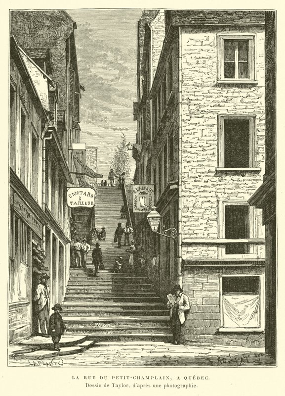 Rue du Petit-Chaplain, Ciudad de Quebec, Canadá de English School