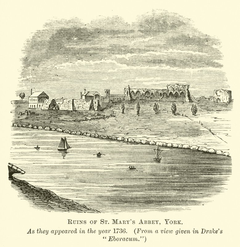 Ruinas de la Abadía de Santa María, York de English School