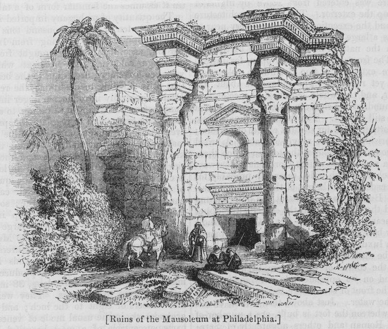Ruinas del Mausoleo en Filadelfia de English School