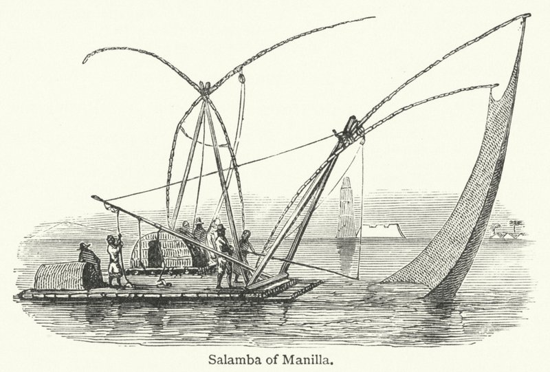 Salamba de Manilla (grabado) de English School