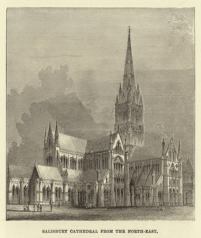 Catedral de Salisbury desde el noreste de English School