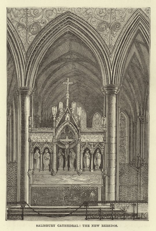 Catedral de Salisbury, el nuevo retablo de English School