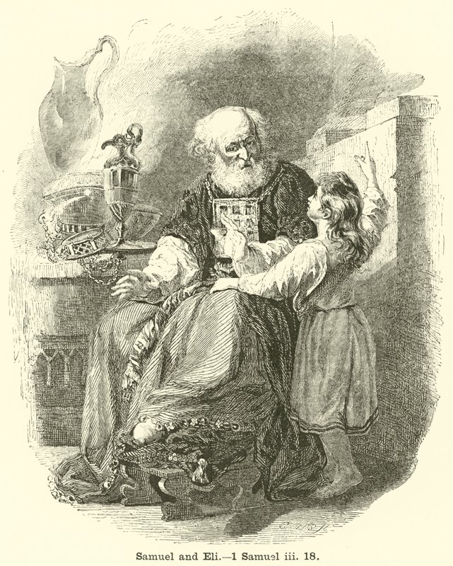 Samuel y Elí, 1 Samuel, iii, 18 de English School