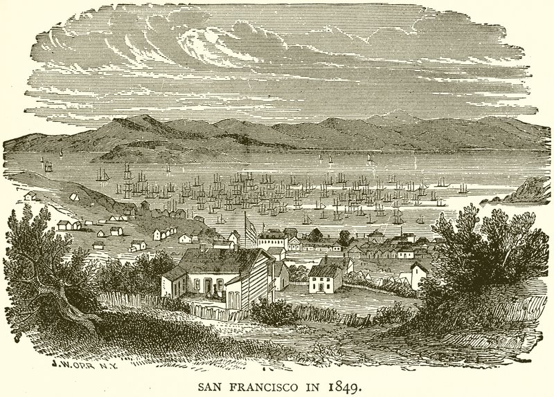 San Francisco en 1849 de English School