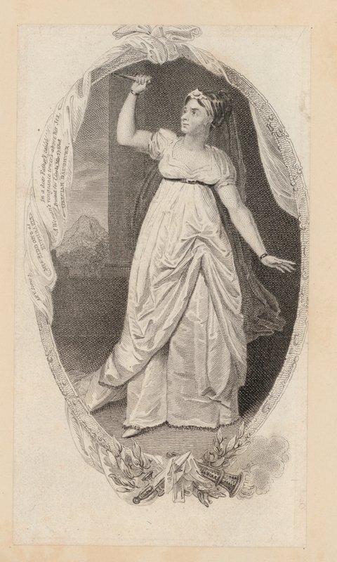 Sarah Siddons, actriz, como Euphrasia de English School