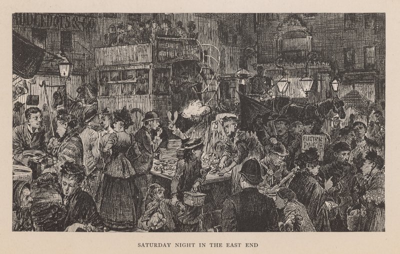 Sábado por la noche en el East End de English School