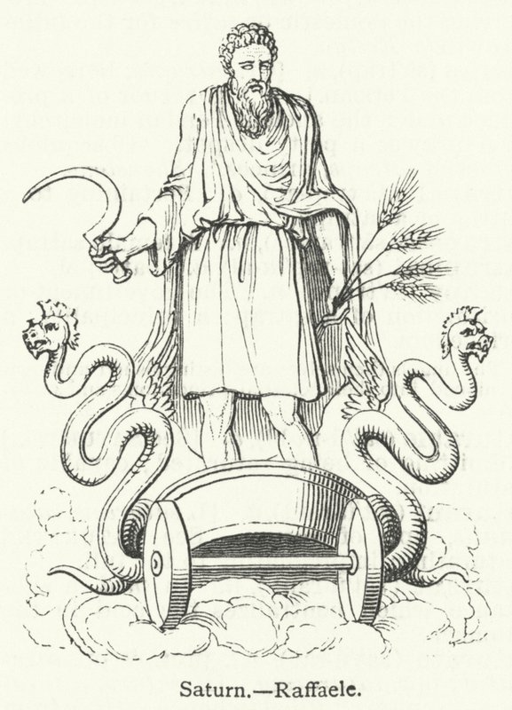Saturno (grabado) de English School